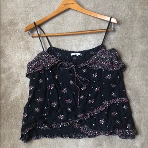 American eagle floral tank top
